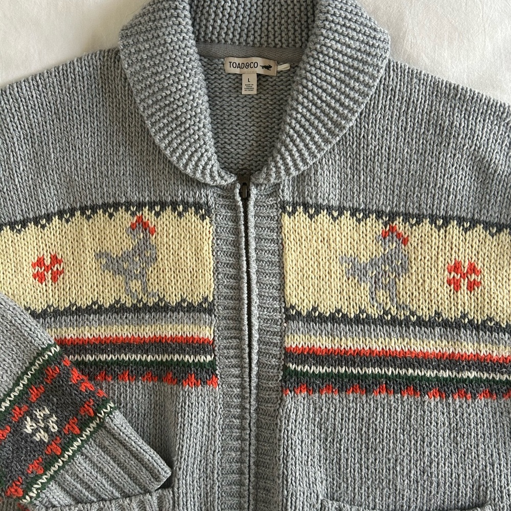 Toad&Co women’s wool zip sweater - Picture 4 of 8